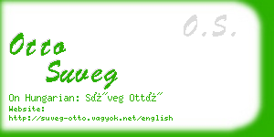 otto suveg business card